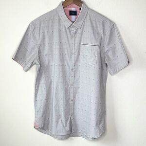 7 Diamonds Short Sleeve Button Down Collared Shirt in Modular Mix / 7Diamonds Fi